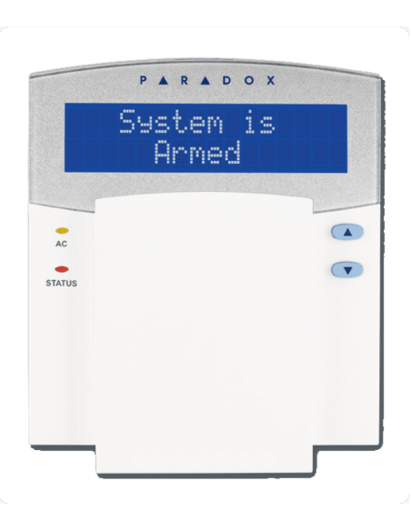 Πληκτρολόγιο συναγερμού 32 χαρακτήρων με μπλέ LCD PARADOX K641R