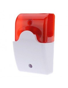 Εσωτερική πιεζοηλεκτρική σειρήνα συναγερμού με Flash DIXIE DX-103