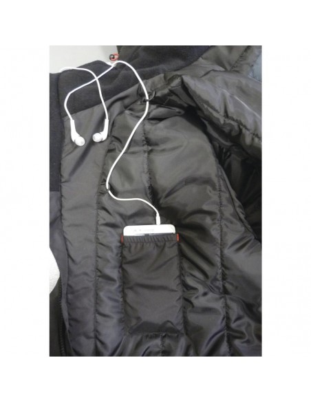 Μπουφάν εργασίας με αποσπώμενη κουκούλα μαύρο Delta Plus MILTON2