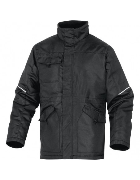 Μπουφάν εργασίας με αποσπώμενη κουκούλα μαύρο Delta Plus CARSON