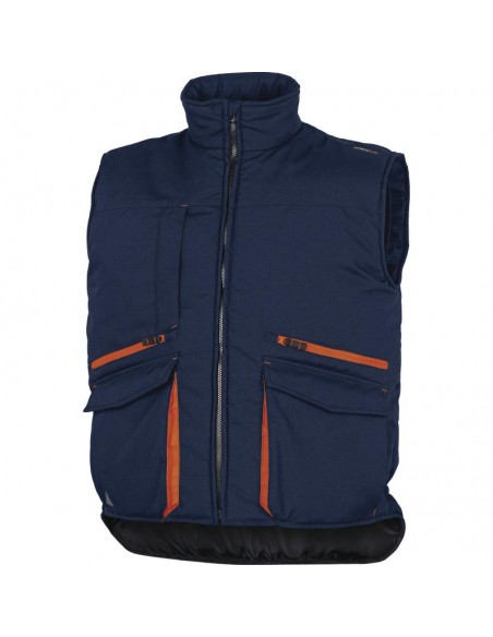 Αμάνικο μπουφάν εργασίας με πολλές τσέπες Delta Plus SIERRA2