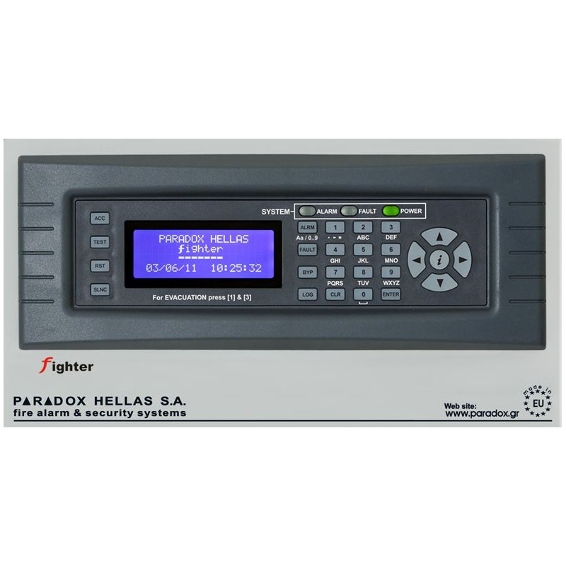 Module επέκτασης 8 ζωνών με πληκτρολόγιο PARADOX Fighter EKZ-GR