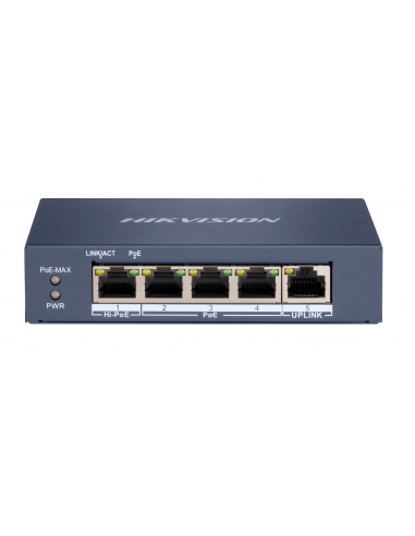 PoE Switch 4 θέσεων HIKVISION -... PoE Switch 4 θέσεων HIKVISION -...