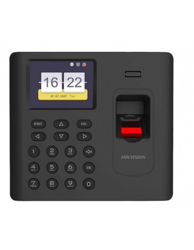 Αυτόνομο σύστημα ωρομέτρησης με δακτυλικό αποτύπωμα και οθόνη HIKVISION - DS-K1A802AF-B