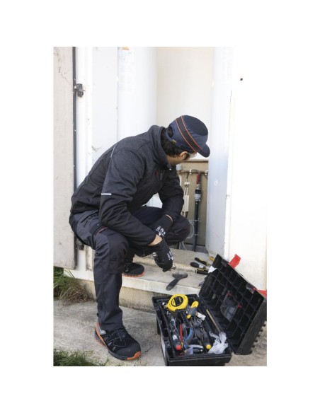 Παπούτσι ασφαλείας μαύρο S1P Delta Plus BROOKLYN S3 με πιστοποίηση SRC