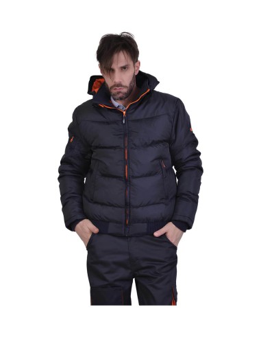 Μπουφάν εργασίας με επένδυση και αποσπώμενη κουκούλα Ergosafety Group NARVIC