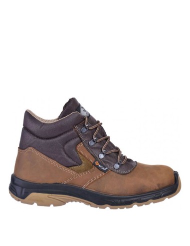 Μπoτάκια ασφαλείας δερμάτινα BICAP MOKKA S3